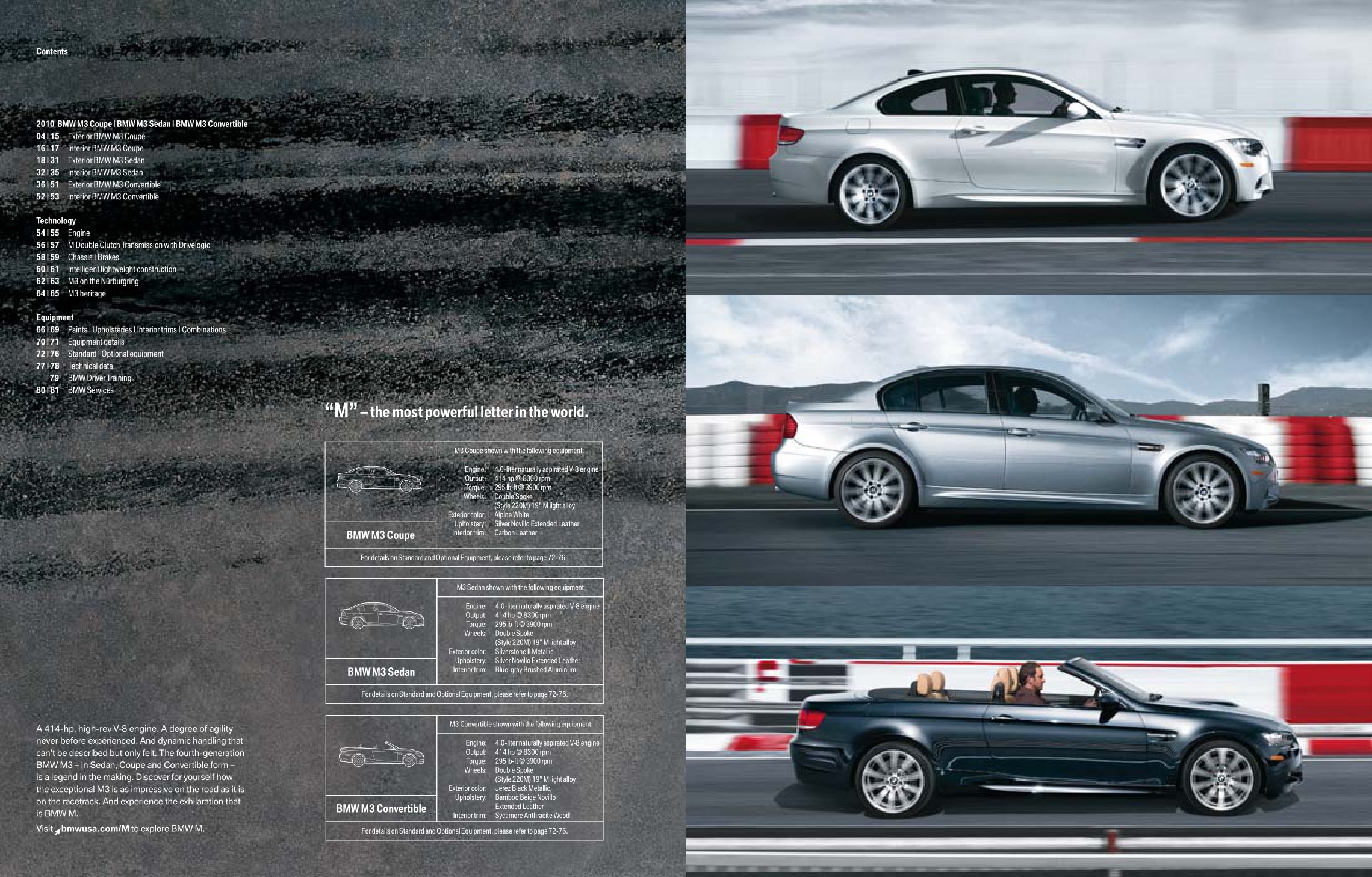 2010 BMW M3 Brochure Page 26